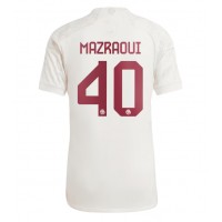 Billiga Bayern Munich Noussair Mazraoui #40 Tredje fotbollskläder 2023-24 Kortärmad